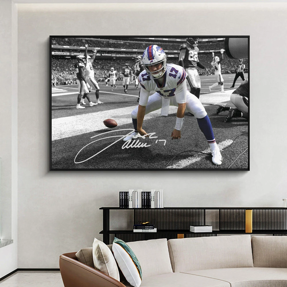 Josh Allen On the Field Poster Canvas Wall Art Print Portrait Decoration Football Art Cuadro Picture for Living Room Home Decor
Josh Allen On the Field Poster Canvas Wall Art Print Portrait Decoration Football Art Cuadro Picture for Living Room Home Decor