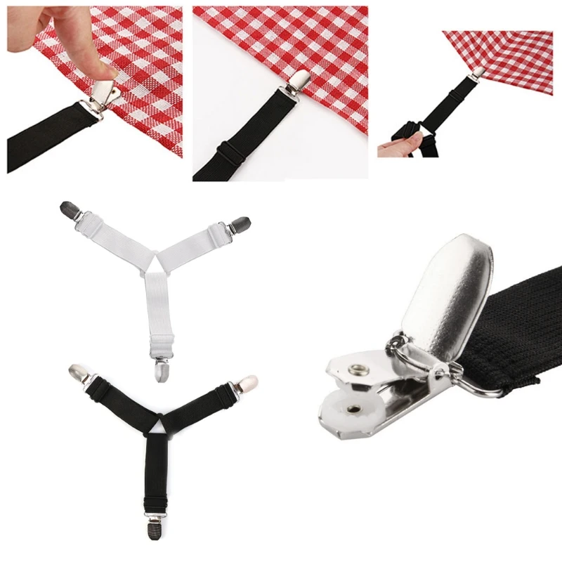 Mini 4-piece Triangle Mattress Sheet Clip Clip Buckle Belt Sling Fastener Holder Home Storage Supplies
Mini 4-piece Triangle Mattress Sheet Clip Clip Buckle Belt Sling Fastener Holder Home Storage Supplies