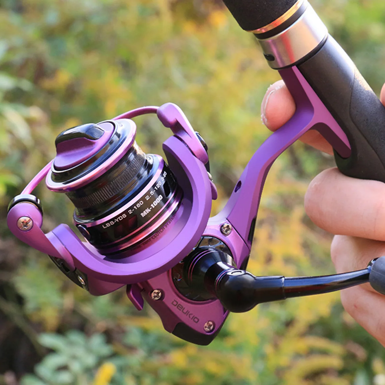 No-Gap Micro-Bait Spinning Reel Purple Fishing Wheel Metal Fishing Carp Reel Casting Reels Distant Wheel 5KG Drag
No-Gap Micro-Bait Spinning Reel Purple Fishing Wheel Metal Fishing Carp Reel Casting Reels Distant Wheel 5KG Drag