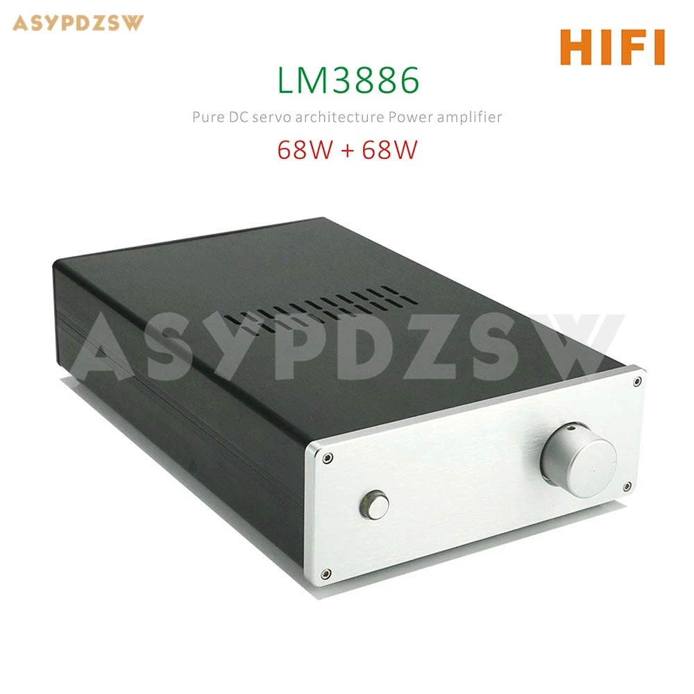 Усилитель мощности LM3886 68 Вт + 68 Вт, hi-fi чистая архитектура сервопривода постоянного тока
Усилитель мощности LM3886 68 Вт + 68 Вт, hi-fi чистая архитектура сервопривода постоянного тока