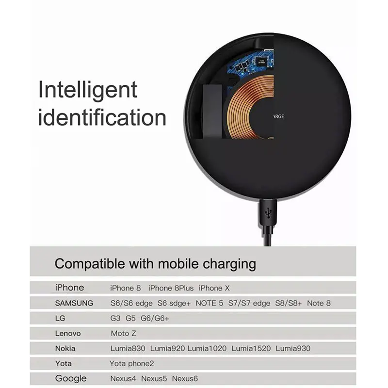 TQUQ 10W Wireless Charger for iPhone 11 Xs Max X XR 8 Plus Fast Charging Pad for Huawei P40 P30 Samsung Note 9 Note 8 S10 Plus
TQUQ 10W Wireless Charger for iPhone 11 Xs Max X XR 8 Plus Fast Charging Pad for Huawei P40 P30 Samsung Note 9 Note 8 S10 Plus