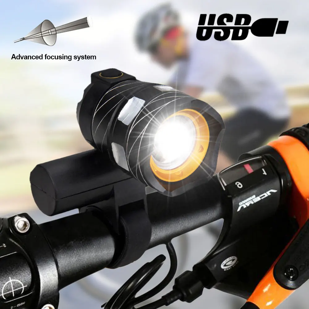 T6 Bicycle Headlight 887 Rechargeable Zoom Bicycle Light Power Torch Night Riding Long Shot Fixture and Fitting
T6 Bicycle Headlight 887 Rechargeable Zoom Bicycle Light Power Torch Night Riding Long Shot Fixture and Fitting