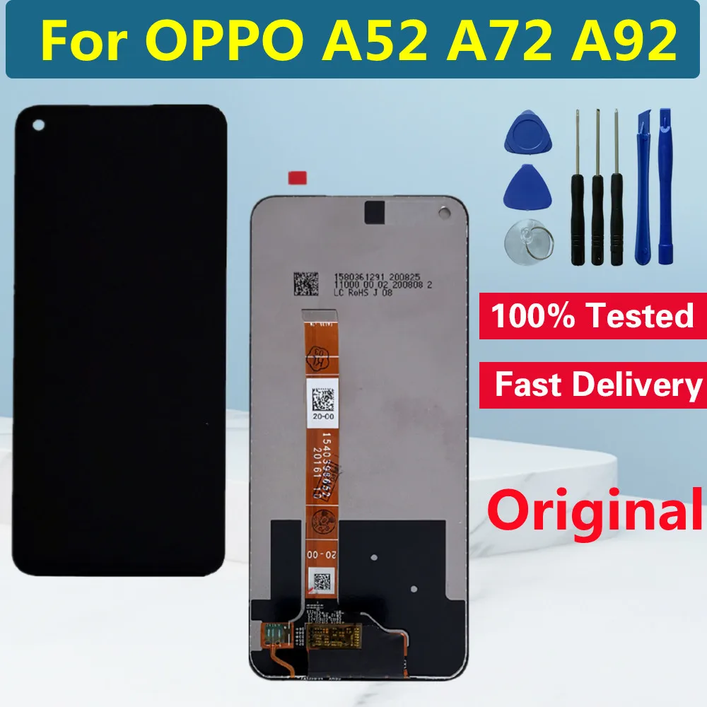 6,5 "Оригинальный ЖК-дисплей для OPPO A72 CPH2067 ЖК-дисплей с сенсорным экраном дигитайзер для OPPO A52 CPH2061 CPH2069 A92 CPH2059 ЖК-экран
6,5 "Оригинальный ЖК-дисплей для OPPO A72 CPH2067 ЖК-дисплей с сенсорным экраном дигитайзер для OPPO A52 CPH2061 CPH2069 A92 CPH2059 ЖК-экран