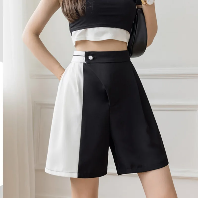IEQJ Women Wide Leg Shorts New High Waist Loose Fit Trousers Fashion Tide Spring Summer 2021 3F1844
IEQJ Women Wide Leg Shorts New High Waist Loose Fit Trousers Fashion Tide Spring Summer 2021 3F1844