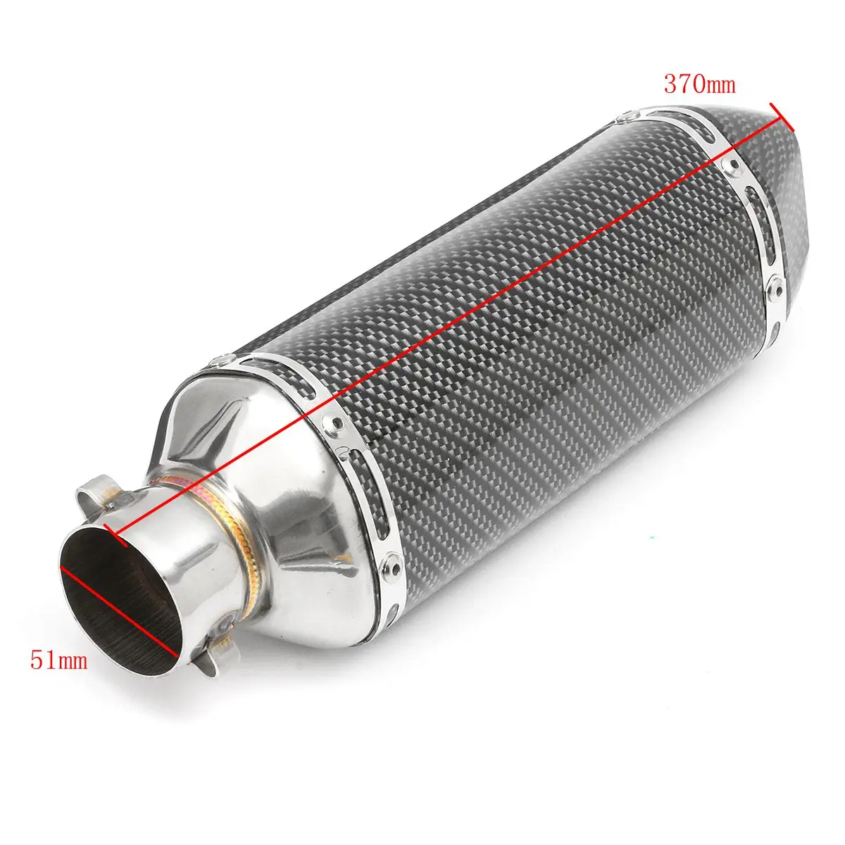 35-51mm Motorcycle Scooter ATV Exhaust Muffler Pipe For Honda CBR250 CB400 YZF FZ400 Z750 NINJA TMAX530
35-51mm Motorcycle Scooter ATV Exhaust Muffler Pipe For Honda CBR250 CB400 YZF FZ400 Z750 NINJA TMAX530