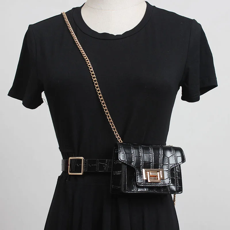SeeBeautiful Metal Pin Buckle Long Chain PU Leather Removable Bag Waist Belts New Fashion 2021 Spring Women M972
SeeBeautiful Metal Pin Buckle Long Chain PU Leather Removable Bag Waist Belts New Fashion 2021 Spring Women M972