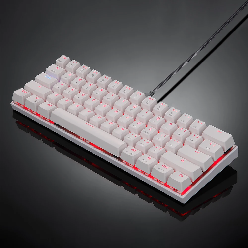 Motospeed CK62 BT3.0 USB Wired Keyboard RGB Mechanical Keyboard Gaming Keyboards for Tablet Laptop Smartphone Blue&Red Switches
Motospeed CK62 BT3.0 USB Wired Keyboard RGB Mechanical Keyboard Gaming Keyboards for Tablet Laptop Smartphone Blue&Red Switches