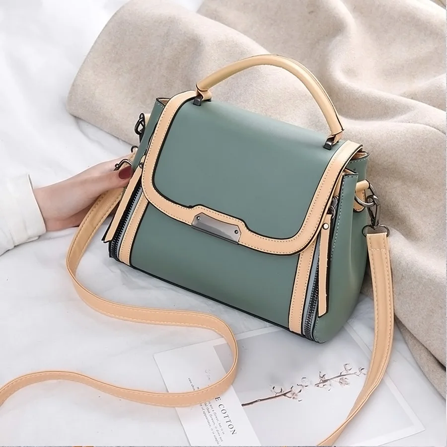 Women's bags 2020 new designer fashion all-match handbags hit color portable messenger bag shoulder handbag
Women's bags 2020 new designer fashion all-match handbags hit color portable messenger bag shoulder handbag