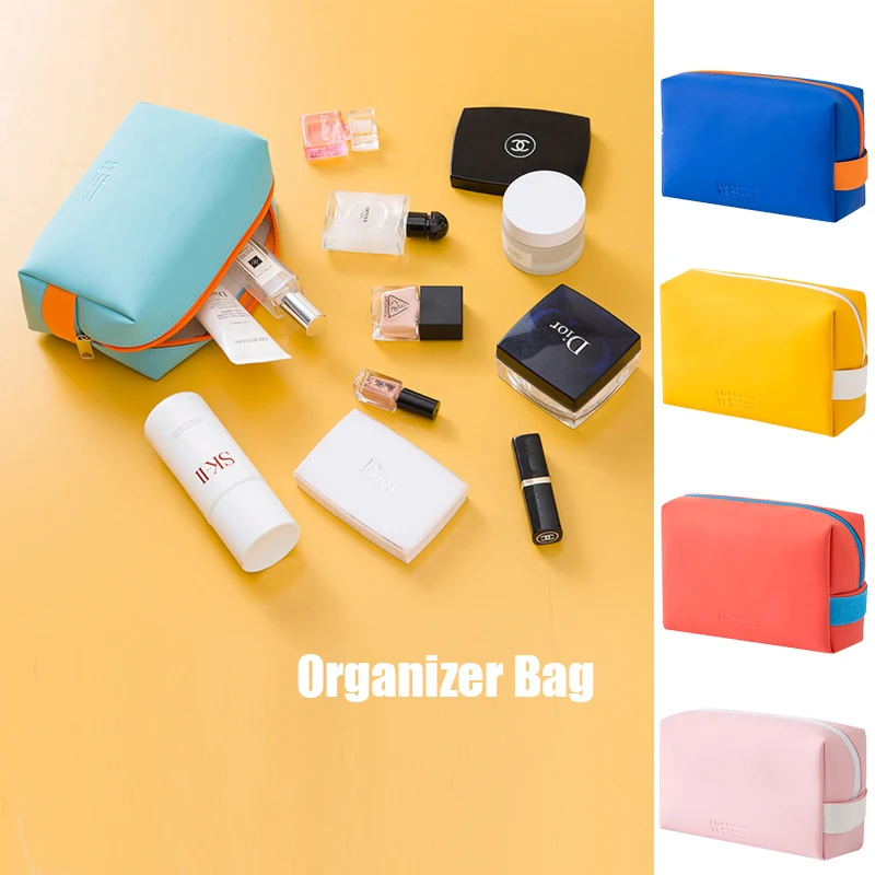 Women Travel Cosmetic Bag Waterproof Cute Candy Colors Toiletries Organizer Makeup Storage bolsa de higien
Women Travel Cosmetic Bag Waterproof Cute Candy Colors Toiletries Organizer Makeup Storage bolsa de higien