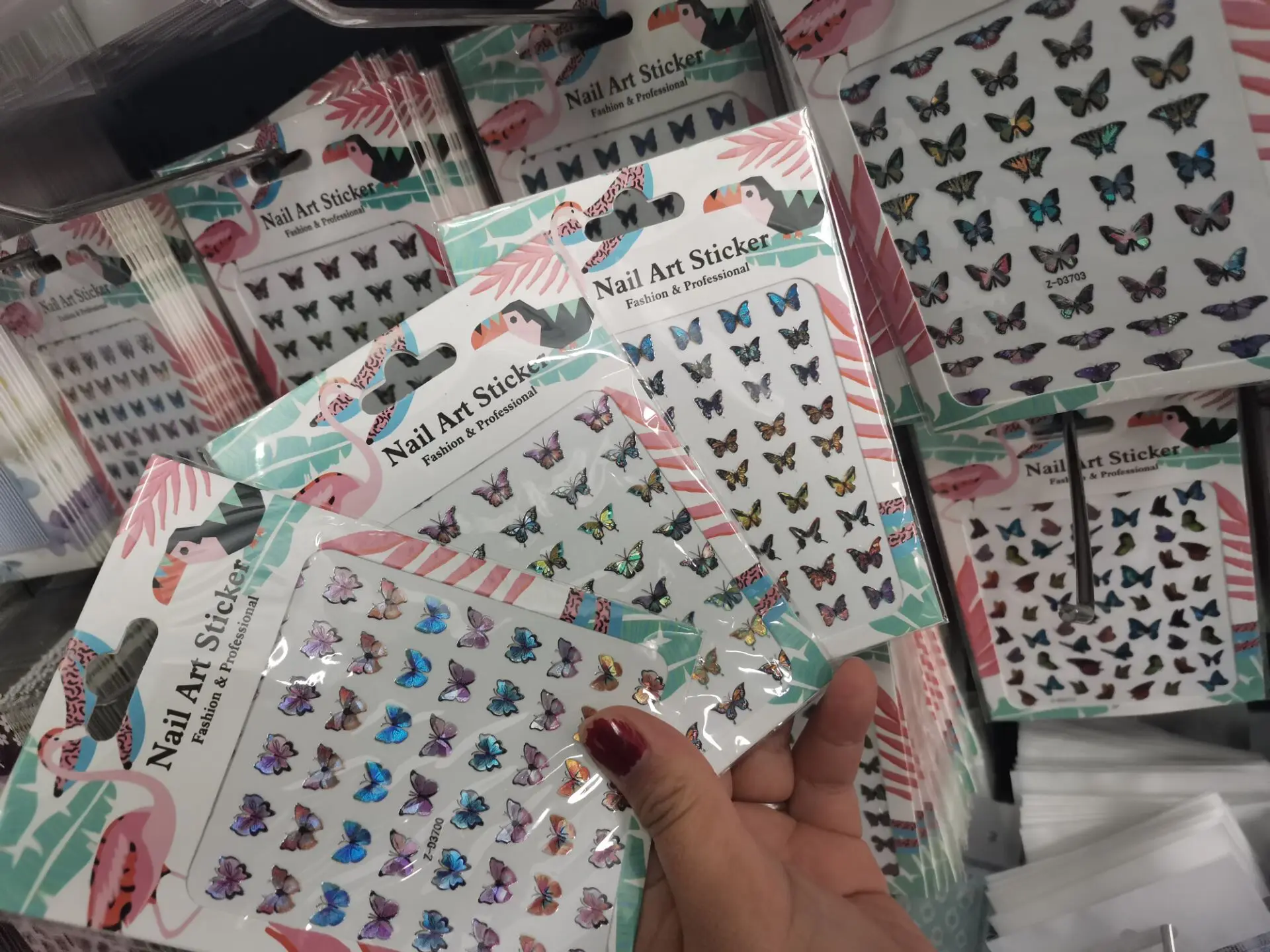 1 PCS 3D Butterfly Nail Sticker Lase holo Manicure Art Mirage Sticker Mix Colors DIY Nail Design 3700-17
1 PCS 3D Butterfly Nail Sticker Lase holo Manicure Art Mirage Sticker Mix Colors DIY Nail Design 3700-17