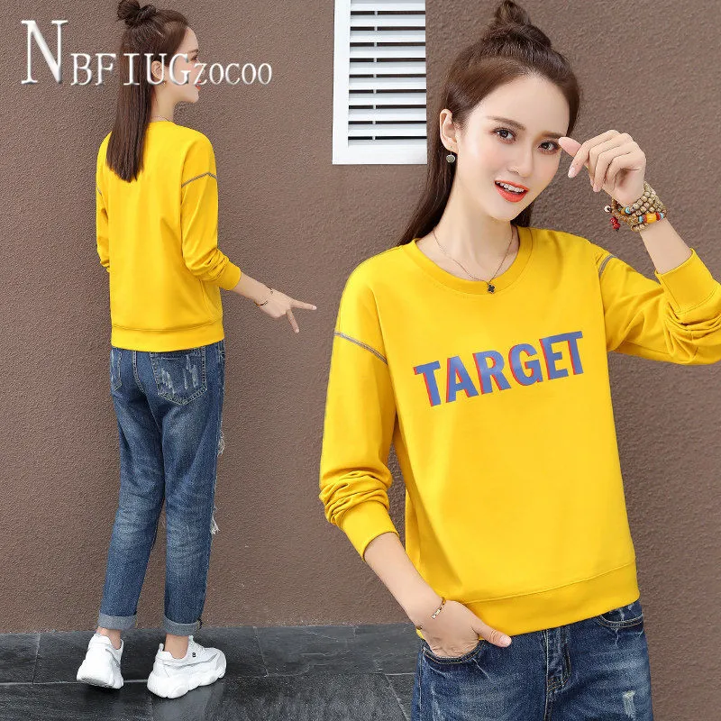2020 Autumn Winter New Round Neck Women Sweatshirts Korean Loose Long Sleeve Female Sweatshirt
2020 Autumn Winter New Round Neck Women Sweatshirts Korean Loose Long Sleeve Female Sweatshirt