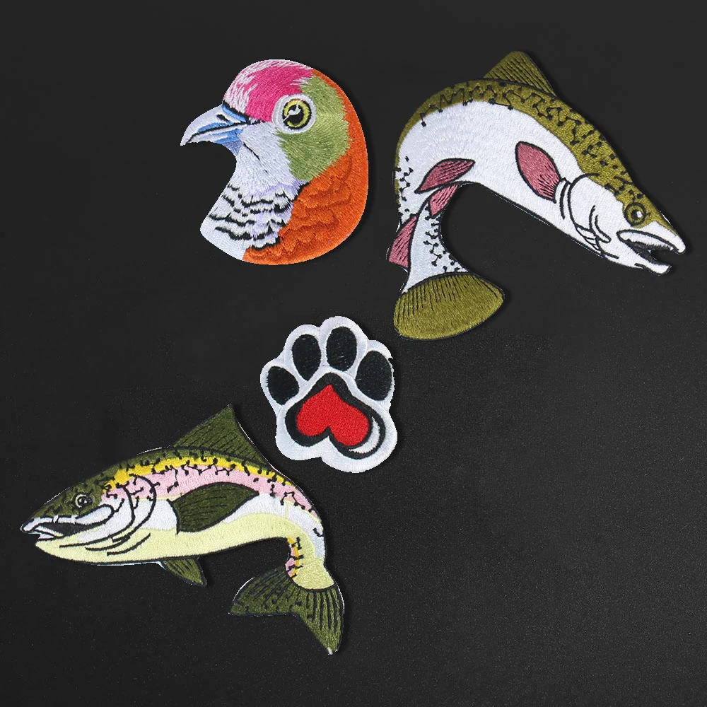 Cartoon Cute Colorful Birds Fish Animal Bear paw Patch Baby's Clothing Patches Backpack Decoration Applique Small Iron on Patch
Cartoon Cute Colorful Birds Fish Animal Bear paw Patch Baby's Clothing Patches Backpack Decoration Applique Small Iron on Patch