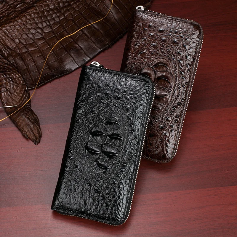 Crocodile Leather Genuine Large Capacity Men Long Wallet Leisure Single Zipper Purses And Handbags Luxury Designer Free Shipping
Crocodile Leather Genuine Large Capacity Men Long Wallet Leisure Single Zipper Purses And Handbags Luxury Designer Free Shipping