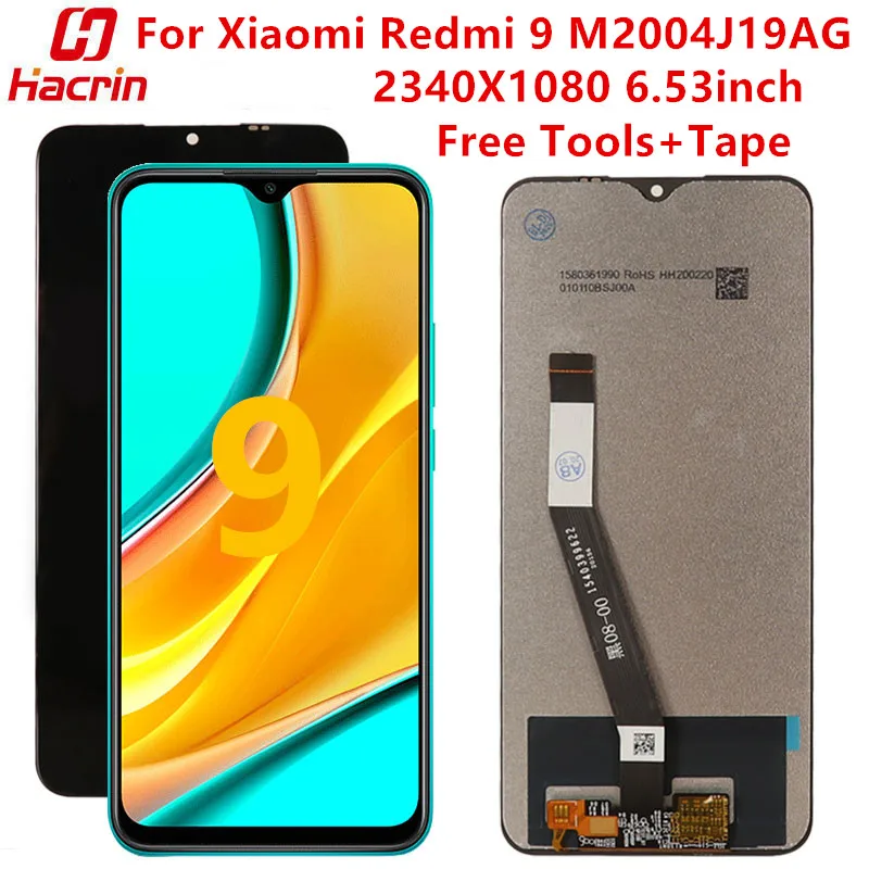 Display For Xiaomi Redmi 9 Lcd Screen Tested LCD Display+Touch Screen Replacement With Frame On For Xiaomi Redmi 9 M2004J19AG
Display For Xiaomi Redmi 9 Lcd Screen Tested LCD Display+Touch Screen Replacement With Frame On For Xiaomi Redmi 9 M2004J19AG