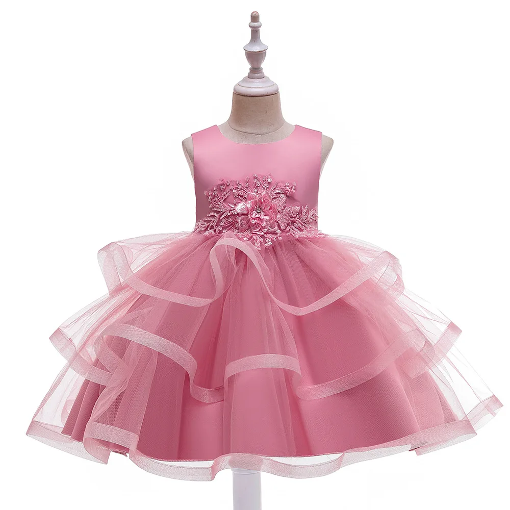 Lace Applique Baby Girl Dress Sleeveless Child First Communion Dress Flower Girl Dres 2022
Lace Applique Baby Girl Dress Sleeveless Child First Communion Dress Flower Girl Dres 2022