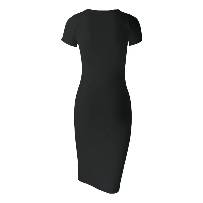 Knitted Cotton Long Spring Dress Fashion O-Neck Short Sleeve Office Lady Summer Dress Plus Size Casual Pencil Vestido Party Robe
Knitted Cotton Long Spring Dress Fashion O-Neck Short Sleeve Office Lady Summer Dress Plus Size Casual Pencil Vestido Party Robe