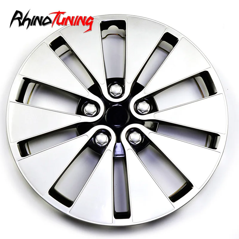 

1 Piece14" Inch Car Wheel Cover For R14 390MM Rim Center Hub Caps 10 Spoke Clip Refit Auto Styling Universal Silver Hubcaps
