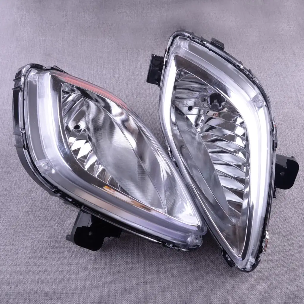HY2593140 116-50708R 1 Pair Front Bumper Left & Right Fog Light Daytime Running Lamp Fit for Hyundai Elantra 2011 2012 2013
HY2593140 116-50708R 1 Pair Front Bumper Left & Right Fog Light Daytime Running Lamp Fit for Hyundai Elantra 2011 2012 2013