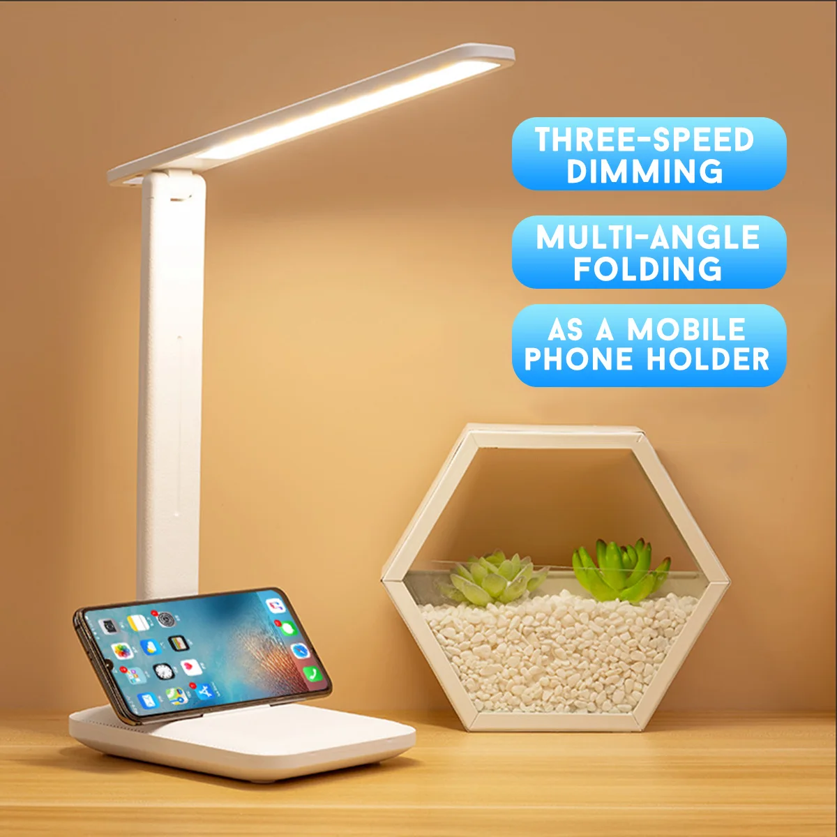 LED Desk Lamp Foldable 3 Colors Touch Dimming Study LED Table Lamp for Bedroom DC5V USB Recharge Leather Material Reading Lamps
LED Desk Lamp Foldable 3 Colors Touch Dimming Study LED Table Lamp for Bedroom DC5V USB Recharge Leather Material Reading Lamps