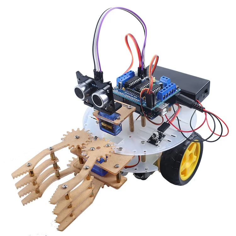 Arduino Интеллектуальный робот автомобильный комплект механическая рукоятка дистанционное управление захват автомобильный комплект
Arduino Интеллектуальный робот автомобильный комплект механическая рукоятка дистанционное управление захват автомобильный комплект