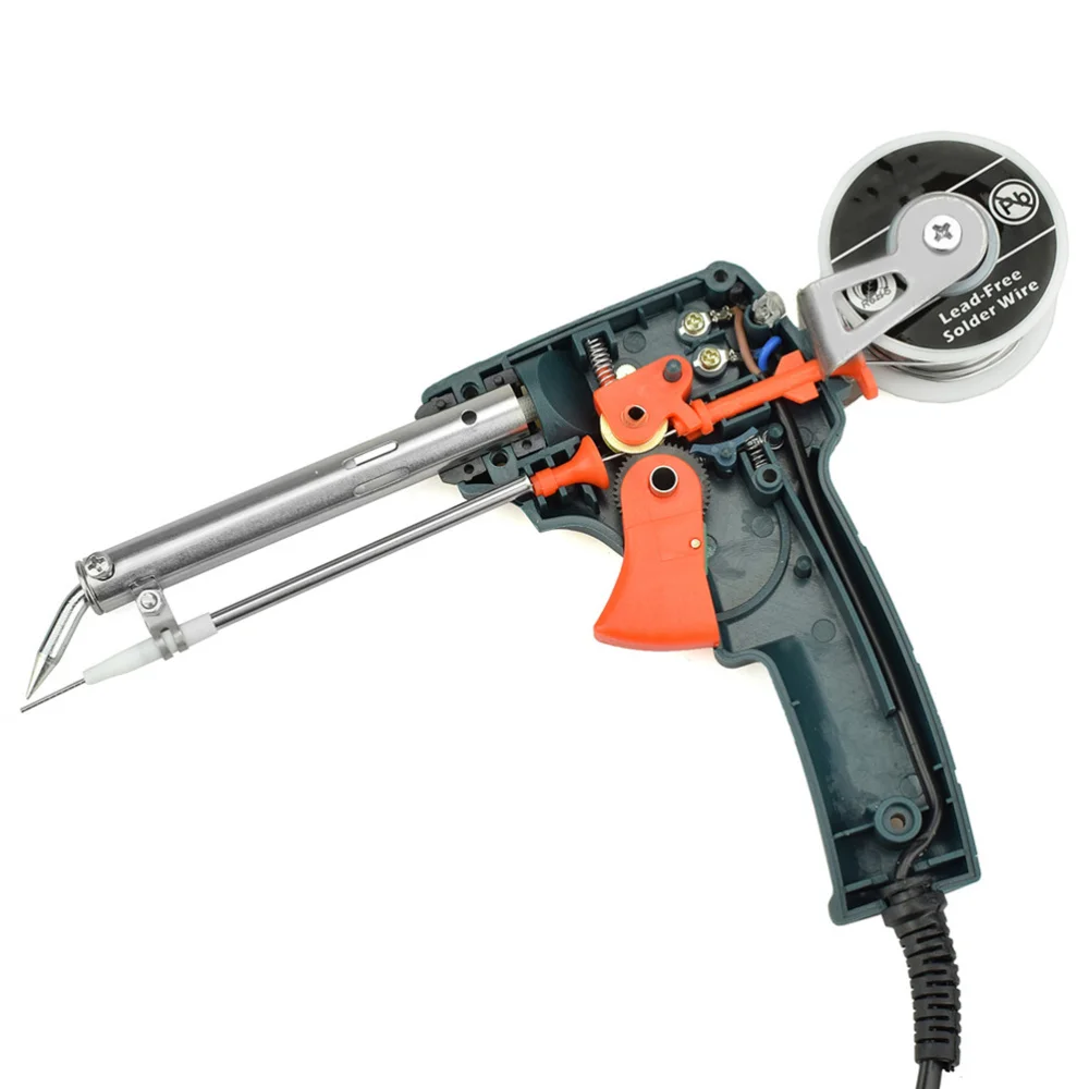 220V 60W Electric Soldering Iron Kit Internal Heating Handheld Automatically Send Tin Welding Station Repair Tool with Switch (E
220V 60W Electric Soldering Iron Kit Internal Heating Handheld Automatically Send Tin Welding Station Repair Tool with Switch (E