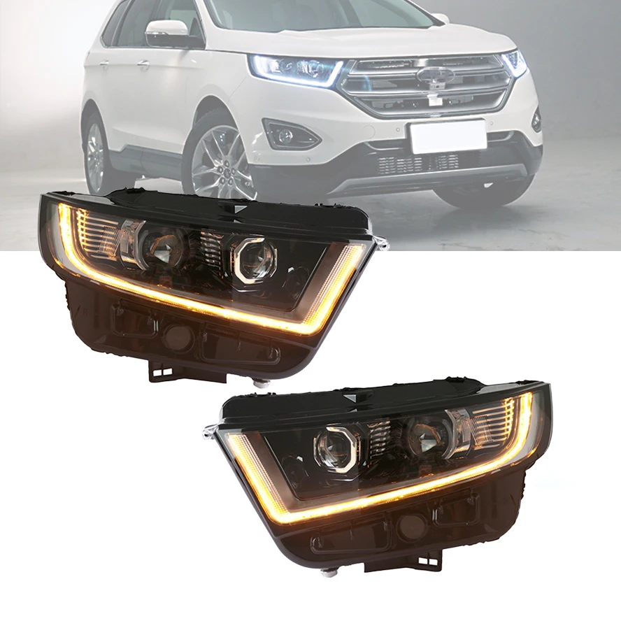Car Accessories LED Headlight Assembly Dynamic Yellow Turn Signals DRL Dual Q5 Xenon Lens LED Head Lamp for Ford Edge 2015~2019
Car Accessories LED Headlight Assembly Dynamic Yellow Turn Signals DRL Dual Q5 Xenon Lens LED Head Lamp for Ford Edge 2015~2019