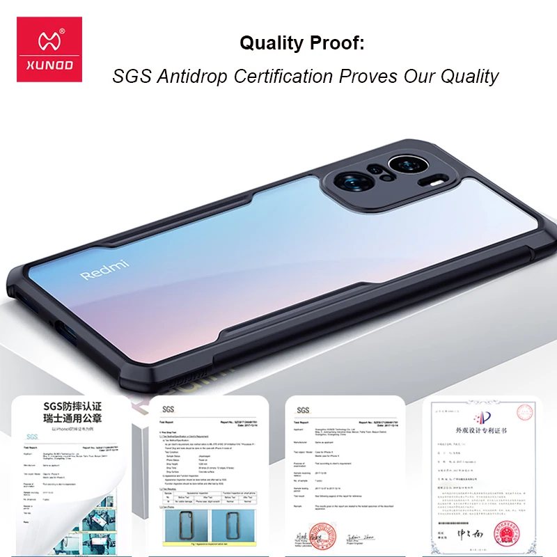 For POCO F3 Case Shockproof Airbags Bumper Transparent Back Cover for Xiaomi Redmi K40 K40 Pro + Little F3 XUNDD
For POCO F3 Case Shockproof Airbags Bumper Transparent Back Cover for Xiaomi Redmi K40 K40 Pro + Little F3 XUNDD