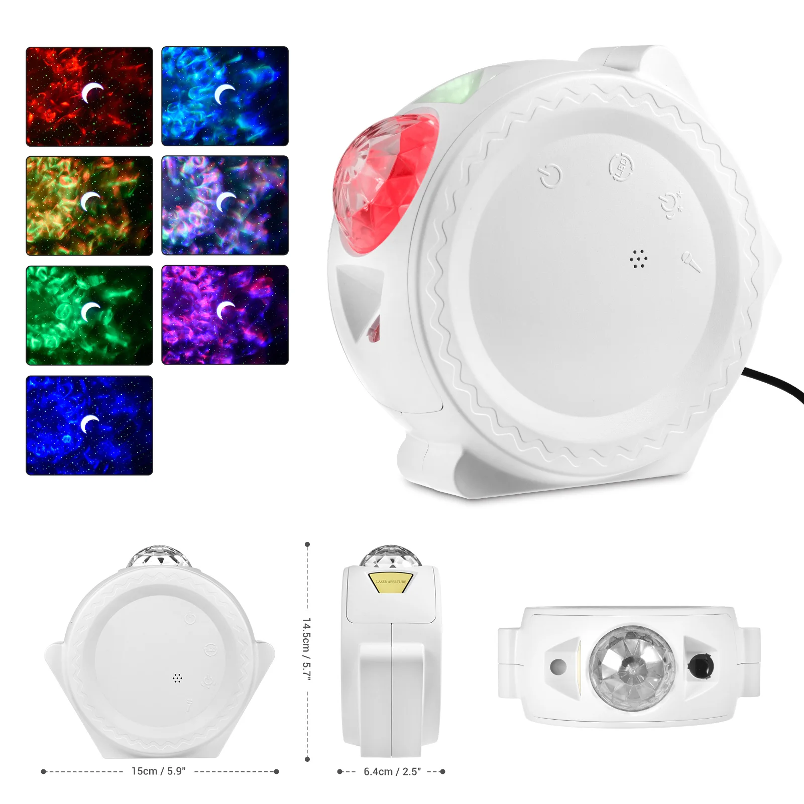 Voice Control Sky Projector Color Ocean Wave Light Touch Sensor Usb LED Cloud Night Lamp 360 Degree Rotation Kids Ramadan Gift
Voice Control Sky Projector Color Ocean Wave Light Touch Sensor Usb LED Cloud Night Lamp 360 Degree Rotation Kids Ramadan Gift