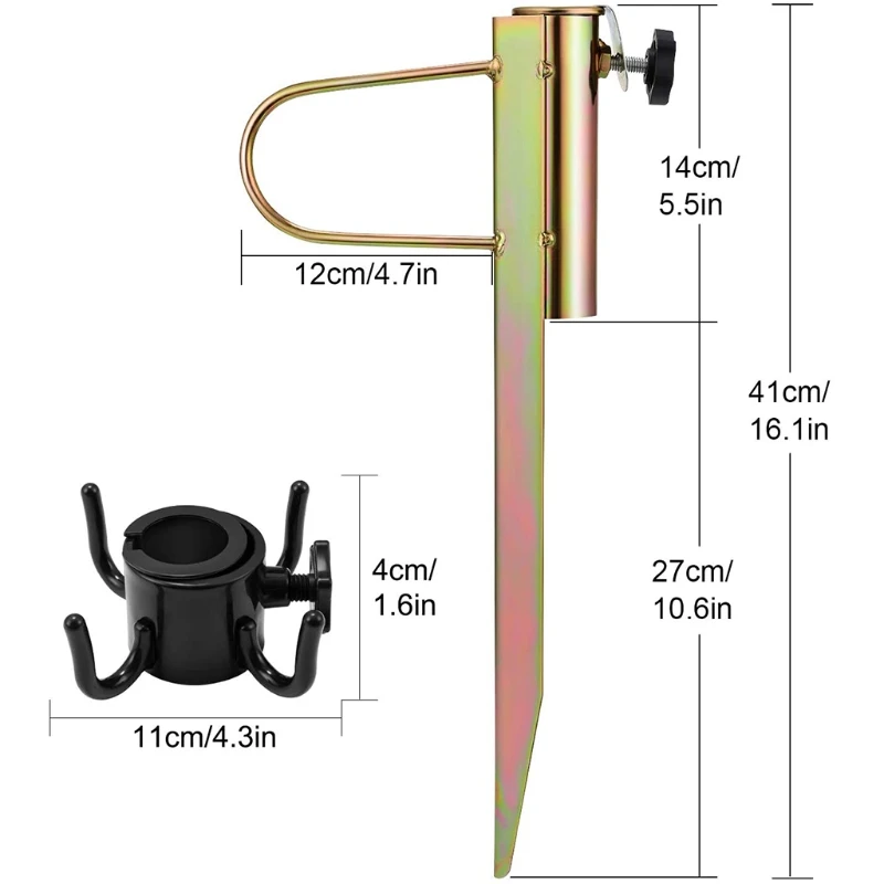Q1FD Ground Spike Double U-Shaped Parasol Holder Fixed Clip Lawn Spike for Parasols Umbrella Stand Clamp for Parasols Flags and
Q1FD Ground Spike Double U-Shaped Parasol Holder Fixed Clip Lawn Spike for Parasols Umbrella Stand Clamp for Parasols Flags and