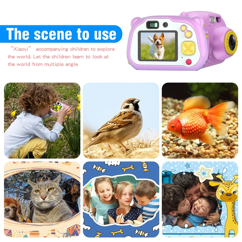 Wifi Children Camera 1080P video cameras Digital Dual Lens 12MP Flash light design Camera for Kids #R40
Wifi Children Camera 1080P video cameras Digital Dual Lens 12MP Flash light design Camera for Kids #R40