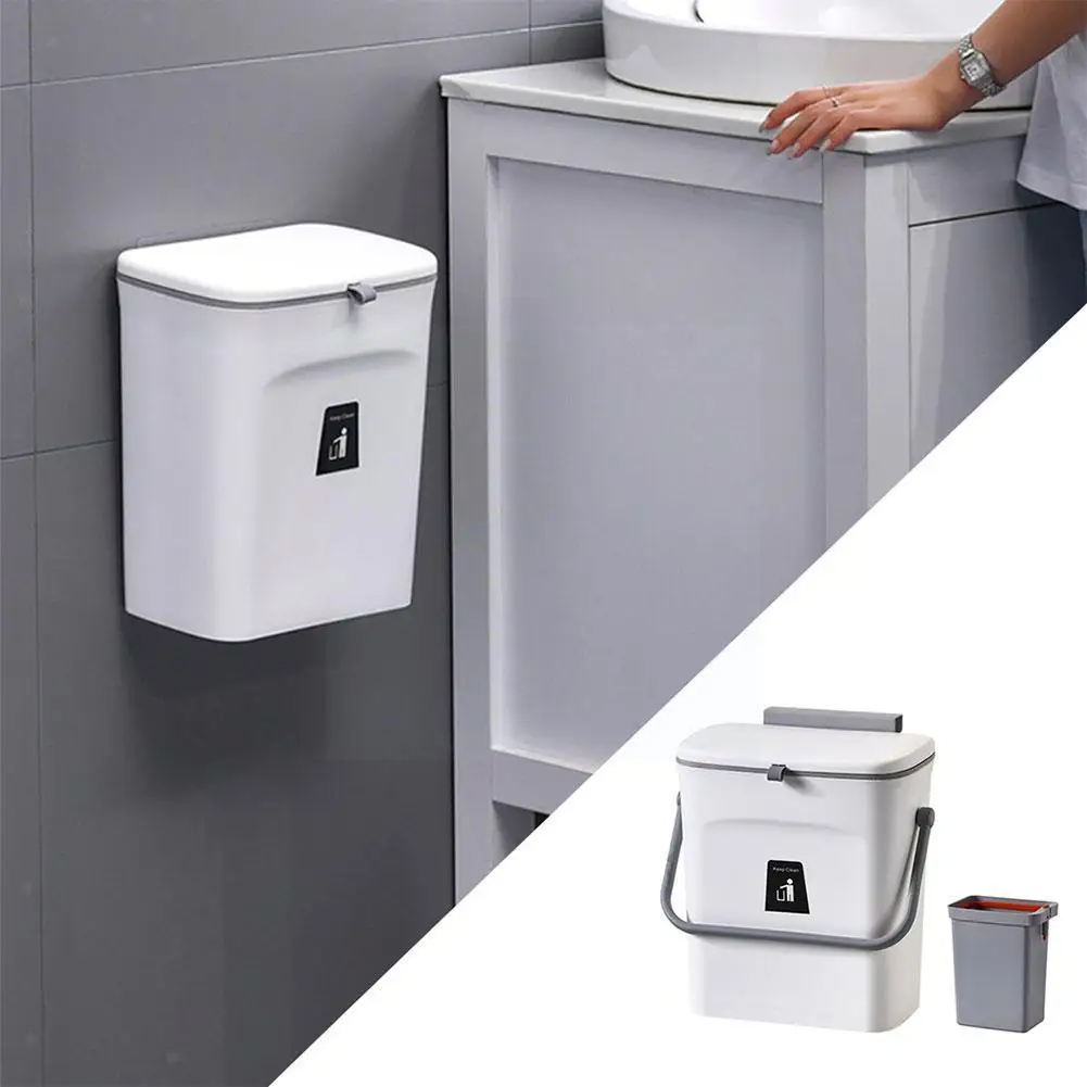 7L / 9L Wall Mounted Trash Can Bin With Lid Waste Bin Bin Dustbin Hanging Door Bin Recycle Garbage Trash Storage Kitchen Ca F3B1
7L / 9L Wall Mounted Trash Can Bin With Lid Waste Bin Bin Dustbin Hanging Door Bin Recycle Garbage Trash Storage Kitchen Ca F3B1