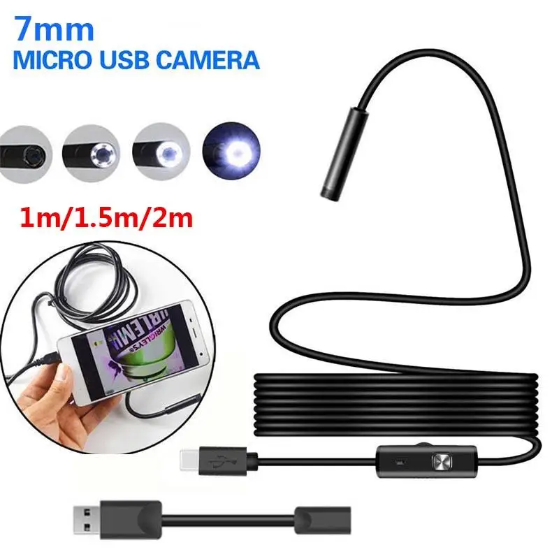 7mm Handheld Endoscope Mobile Phones Real-Time Video Metal Plastic Endoscope Monitoring USB Portable Inspection
7mm Handheld Endoscope Mobile Phones Real-Time Video Metal Plastic Endoscope Monitoring USB Portable Inspection