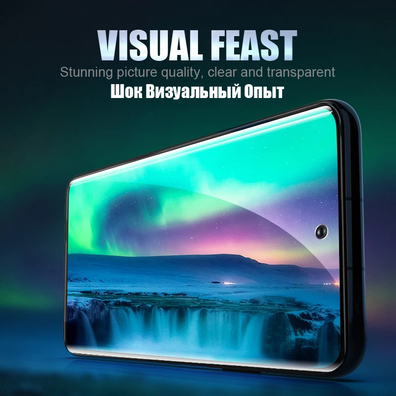 Защитное стекло для Samsung Galaxy S21 Plus S20 Ultra S10 S8 S9 Note 20 8 9 10 S S10e | Мобильные телефоны и