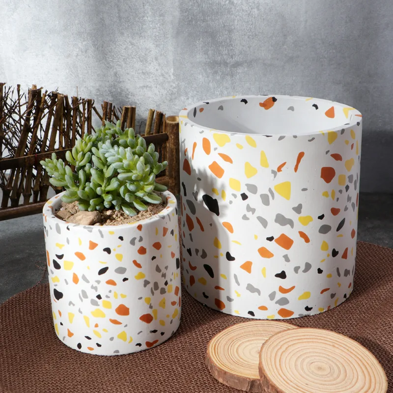 Large Size Succulent Planting Concrete Flower Pot Mold Round 15cm Gardening Cement Pot Silicone Mould
Large Size Succulent Planting Concrete Flower Pot Mold Round 15cm Gardening Cement Pot Silicone Mould