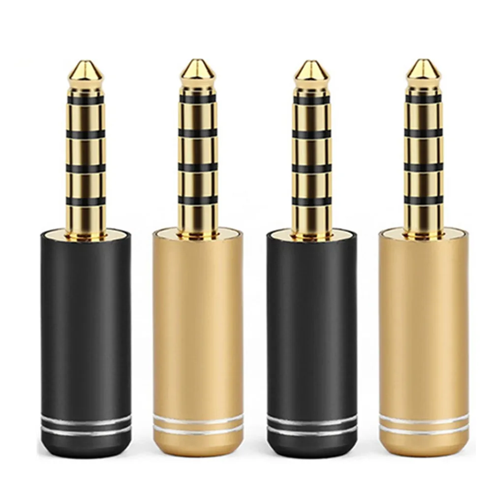 Headphone Jack 4.4mm 5 Poles Connector Gold Plated Copper Audio Adapter For NW-WM1Z/A Hifi Earphone Plug Metal Soldering Wire
Headphone Jack 4.4mm 5 Poles Connector Gold Plated Copper Audio Adapter For NW-WM1Z/A Hifi Earphone Plug Metal Soldering Wire