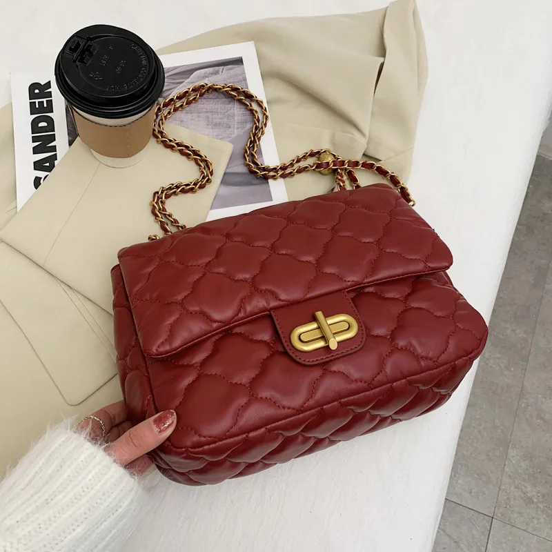 2021 Autumn and Winter New Trendy Rhombus Chain Shoulder Bag Fashion Lady Wild Large Capacity Messenger Small Square Bag Female
2021 Autumn and Winter New Trendy Rhombus Chain Shoulder Bag Fashion Lady Wild Large Capacity Messenger Small Square Bag Female