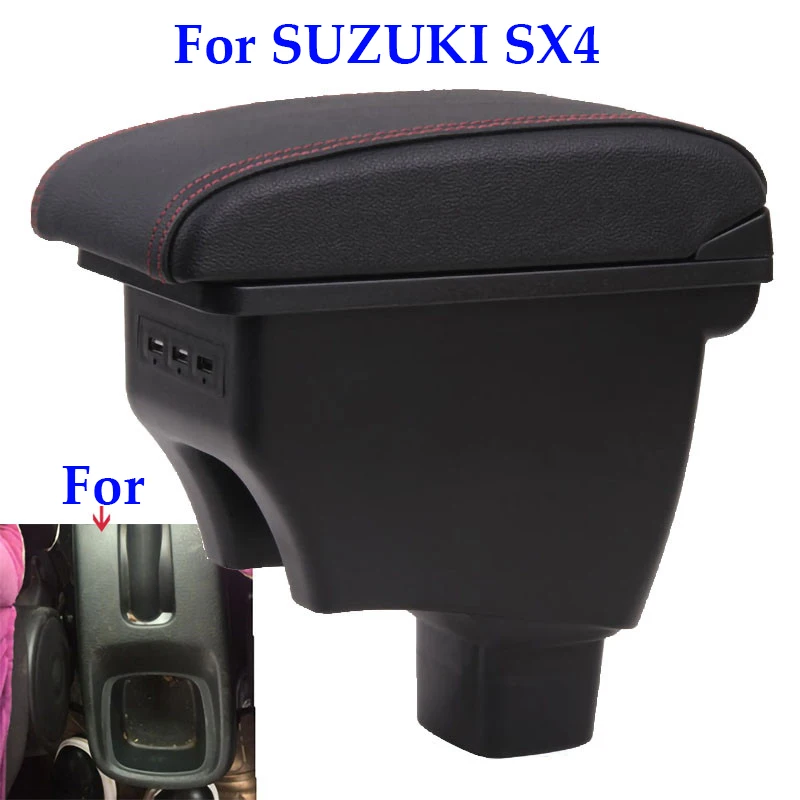 For SUZUKI SX4 armrest box car storage retrofit parts accessories interior simple installation special charging auto box USB LED
For SUZUKI SX4 armrest box car storage retrofit parts accessories interior simple installation special charging auto box USB LED