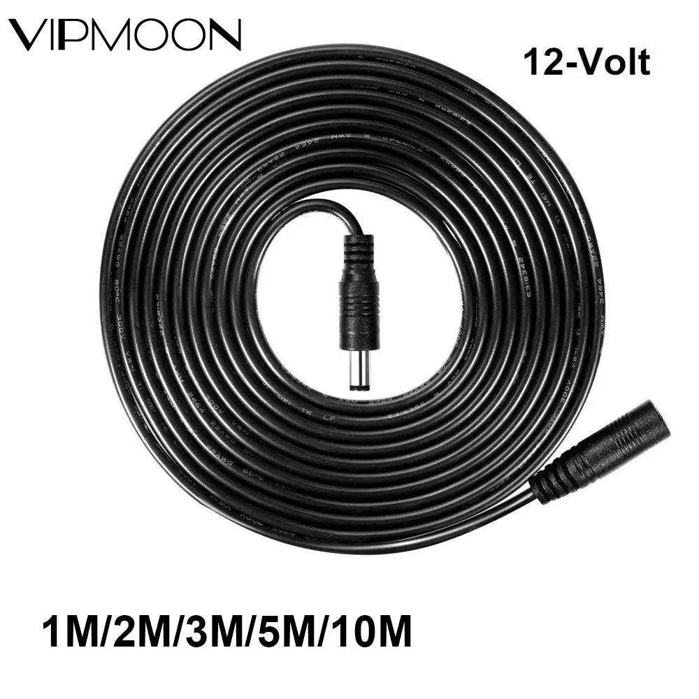 12V DC Extension Cable 5.5*2.1mm Male Female Power Cord 1M 2M 3M 5M 10M DC Connector For LED Strip Light Adapter CCTV Camera
12V DC Extension Cable 5.5*2.1mm Male Female Power Cord 1M 2M 3M 5M 10M DC Connector For LED Strip Light Adapter CCTV Camera