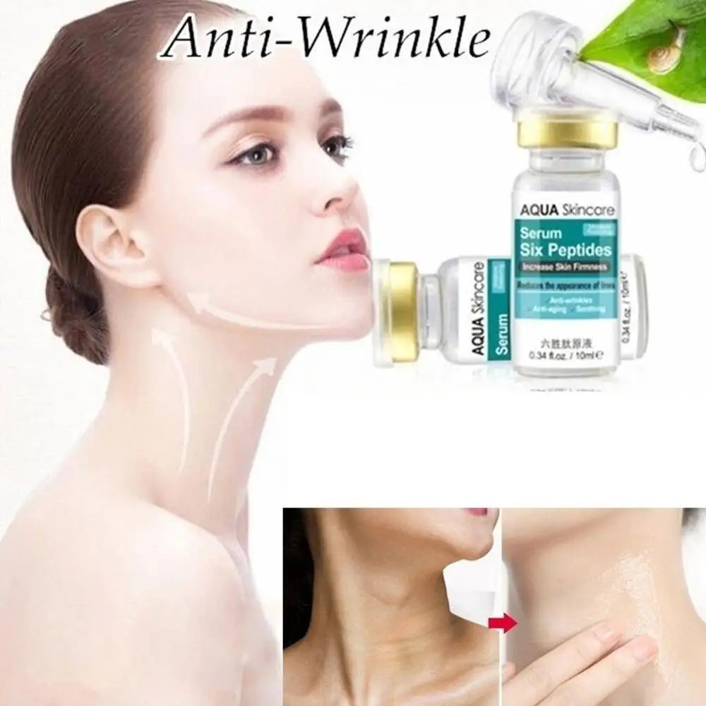 Six Peptides Serum Hyaluronic Face Anti-wrinkle Anti Aging Whitening Removes Fine Lines Moisturiz Skin Care 10ml
Six Peptides Serum Hyaluronic Face Anti-wrinkle Anti Aging Whitening Removes Fine Lines Moisturiz Skin Care 10ml