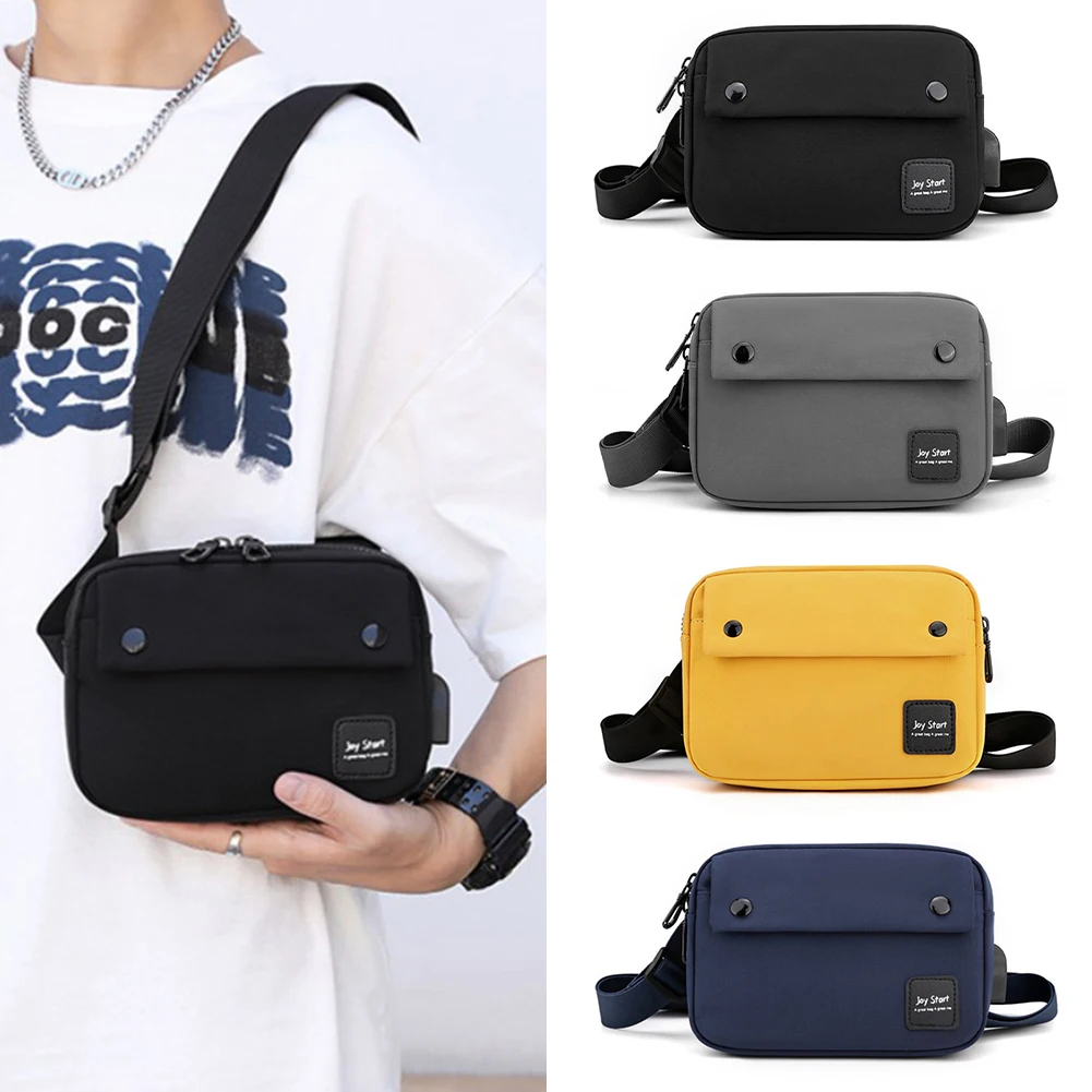 Men‘s Shoulder Bag Oxford Cloth Casual Chest Bag Crossbody Sling Bag Zippered Short Trip Travel Outdoor Bag USB Charging Port
Men‘s Shoulder Bag Oxford Cloth Casual Chest Bag Crossbody Sling Bag Zippered Short Trip Travel Outdoor Bag USB Charging Port