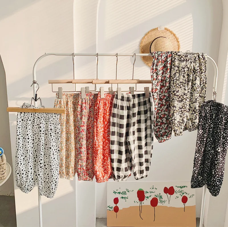 Summer Mosquito-proof Leggings For 2-7 Years Girls New Summer Kids Korean Style Casual Thin Pants Children Floral Loose Clothing
Summer Mosquito-proof Leggings For 2-7 Years Girls New Summer Kids Korean Style Casual Thin Pants Children Floral Loose Clothing