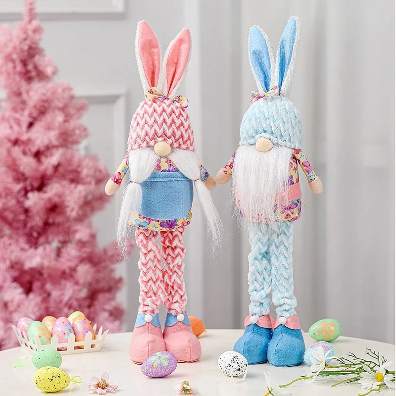 Easter Bunny Gnome Handmade Rabbit Plush Toys Doll Ornaments Spring Kids Easter Gifts Holiday Home Party Household
Easter Bunny Gnome Handmade Rabbit Plush Toys Doll Ornaments Spring Kids Easter Gifts Holiday Home Party Household