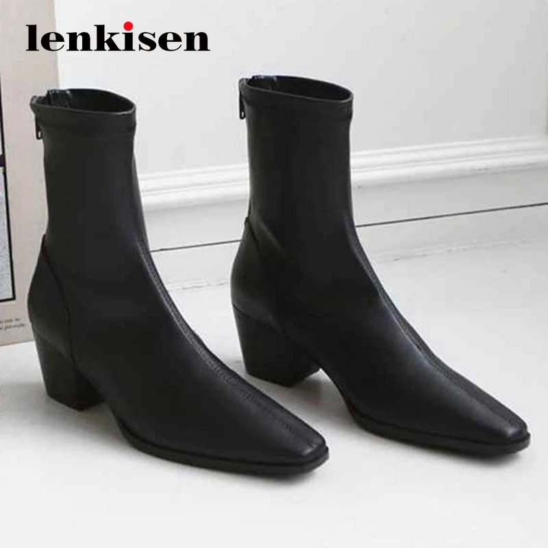 Lenkisen 2020 winter new boots superstar modern square toe thick high heel zipper classic fashion noble elegant ankle boots L61
Lenkisen 2020 winter new boots superstar modern square toe thick high heel zipper classic fashion noble elegant ankle boots L61
