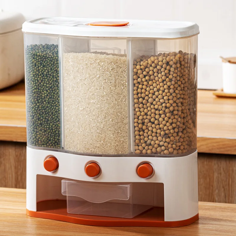 Wall-Mounted Seperated Grain Cereal Can Rice Storage Box Classification Metering Rice Cylinder Automatic Rice Plastic
Wall-Mounted Seperated Grain Cereal Can Rice Storage Box Classification Metering Rice Cylinder Automatic Rice Plastic