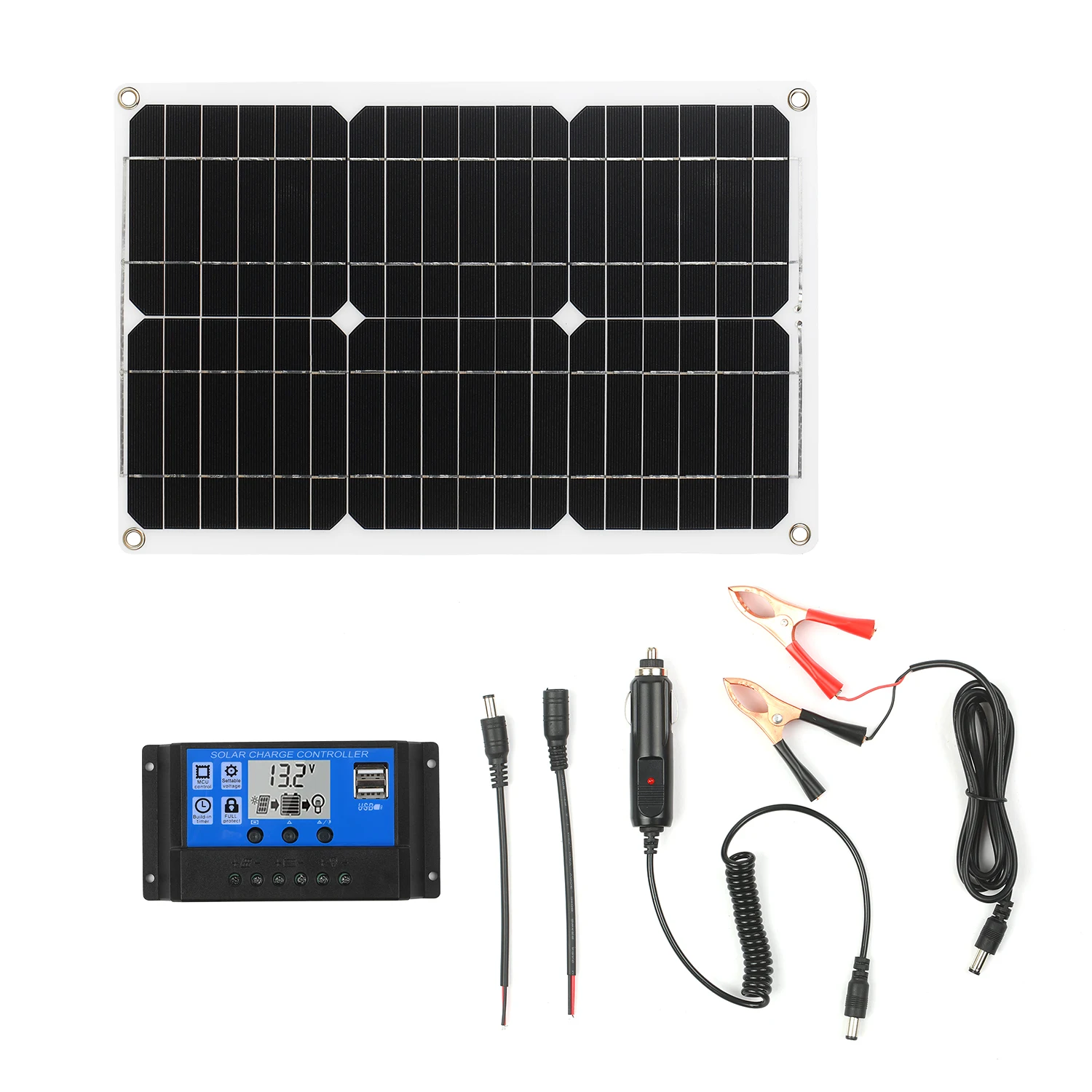 NEW 18W 12V Solar Panel Dual USB Port Off Grid Monocrystalline Module with Solar Charge Controller Solar Battery Outdoor Car Use 
NEW 18W 12V Solar Panel Dual USB Port Off Grid Monocrystalline Module with Solar Charge Controller Solar Battery Outdoor Car Use