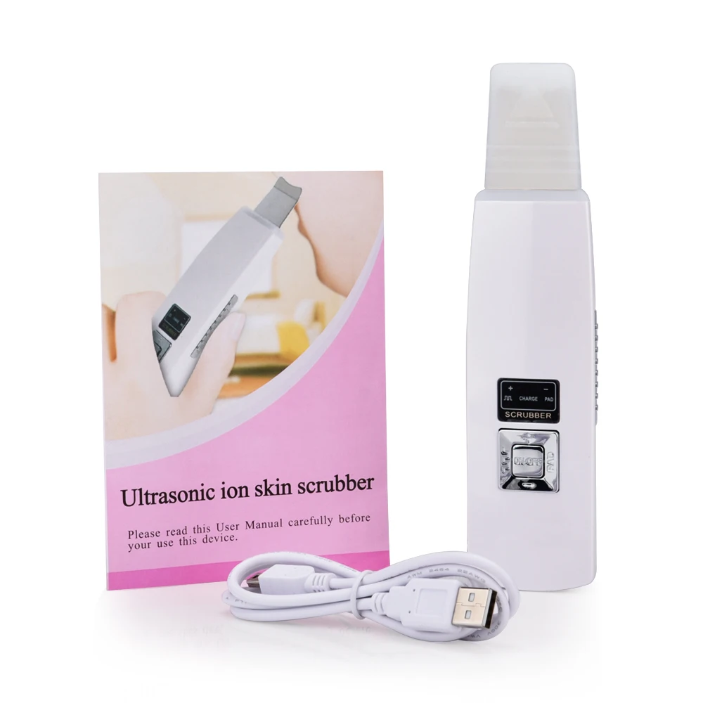Ultrasonic Skin Scrubber Deep Face Cleaning Machine Acne Blackhead Remover Peeling Shovel Cleaner Facial Massager Skin Care Tool
Ultrasonic Skin Scrubber Deep Face Cleaning Machine Acne Blackhead Remover Peeling Shovel Cleaner Facial Massager Skin Care Tool