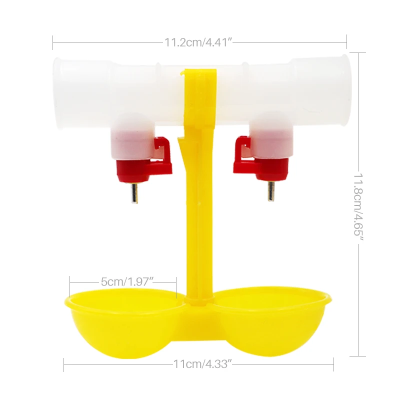 20Pcs Pet Supplies Double Outlet Drinking Hanging Cup Nipple Drinker Poultry Drinker Feeding Supplies
20Pcs Pet Supplies Double Outlet Drinking Hanging Cup Nipple Drinker Poultry Drinker Feeding Supplies