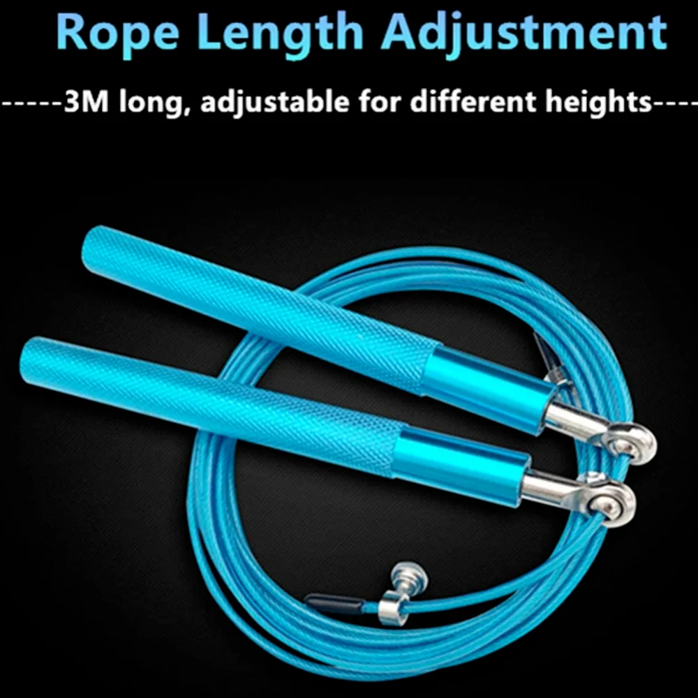 Bearing Skipping Rope Jumping Rope Crossfit Men Workout Equipment Steel Wire Home Gym Exercise and Fitness MMA Boxing Training
Bearing Skipping Rope Jumping Rope Crossfit Men Workout Equipment Steel Wire Home Gym Exercise and Fitness MMA Boxing Training