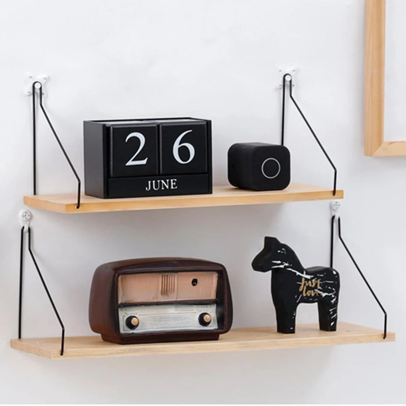 3 PCS Wooden Hanging Shelf Iron Wall Mounted Storage Rack Home Kitchen Wall Shelf Living Room Bedroom Decor Ornament
3 PCS Wooden Hanging Shelf Iron Wall Mounted Storage Rack Home Kitchen Wall Shelf Living Room Bedroom Decor Ornament