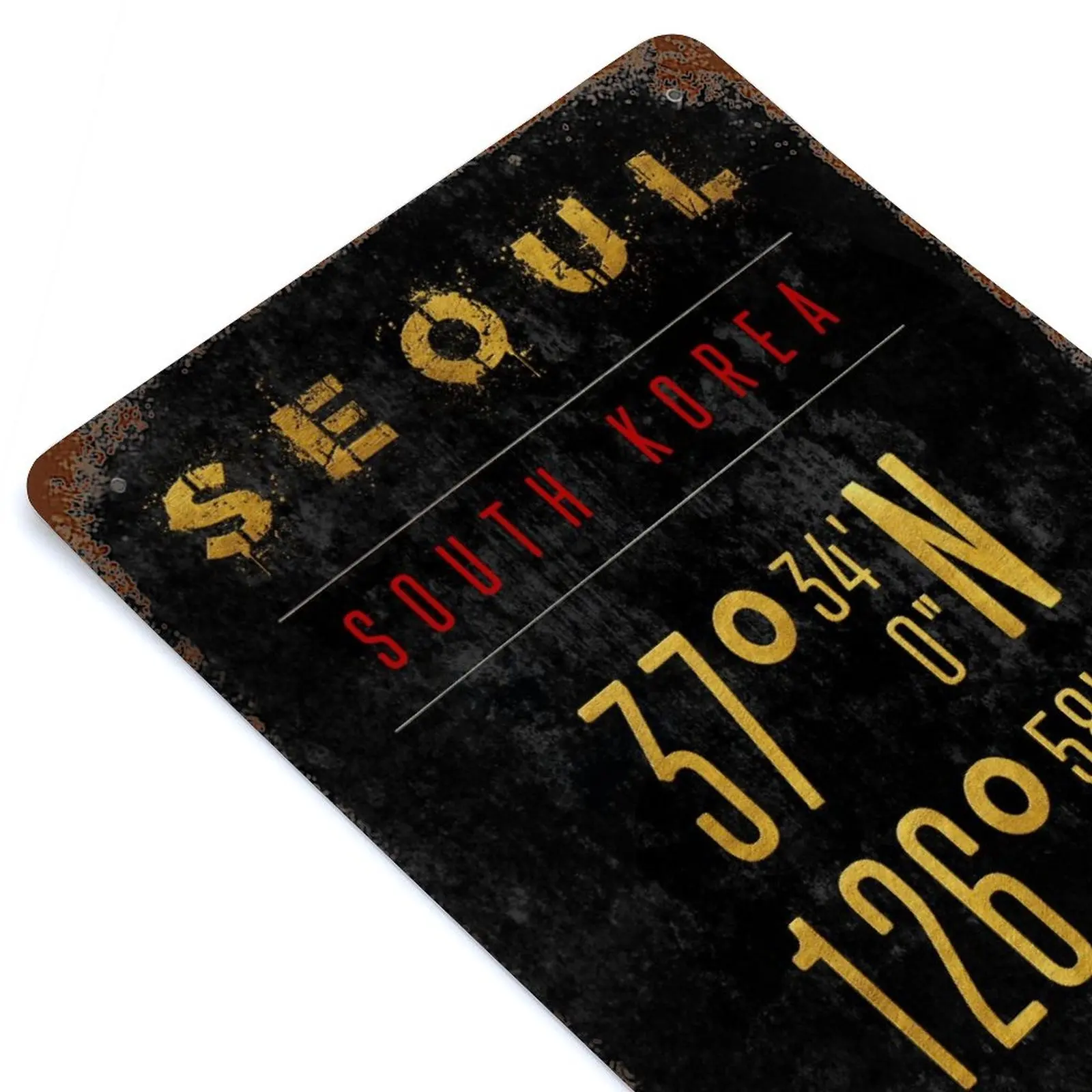 Seoul Golden Coordinats Printed Retro Metal Poster Decor Home Wall Decoration Tin Sign Plaque
Seoul Golden Coordinats Printed Retro Metal Poster Decor Home Wall Decoration Tin Sign Plaque